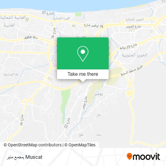 مجمع منير map
