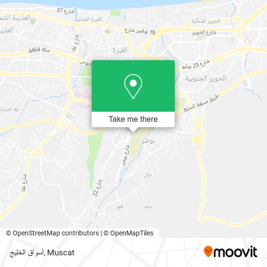 أسواق الخليج map