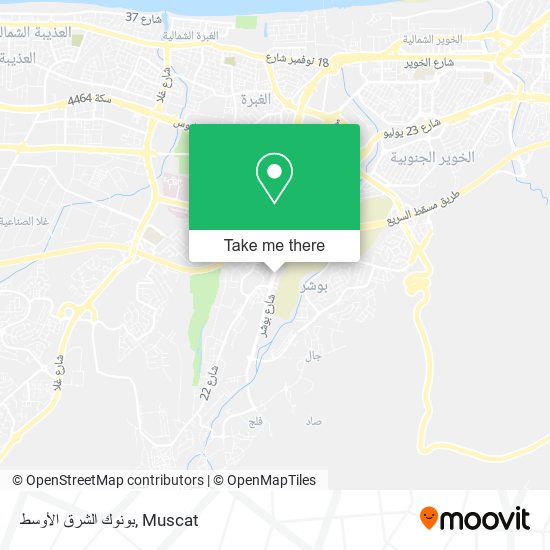 بونوك الشرق الأوسط map