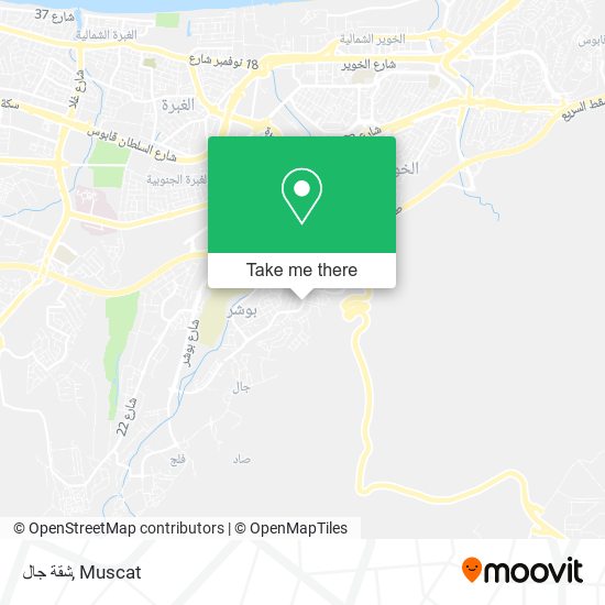 شقة جال map