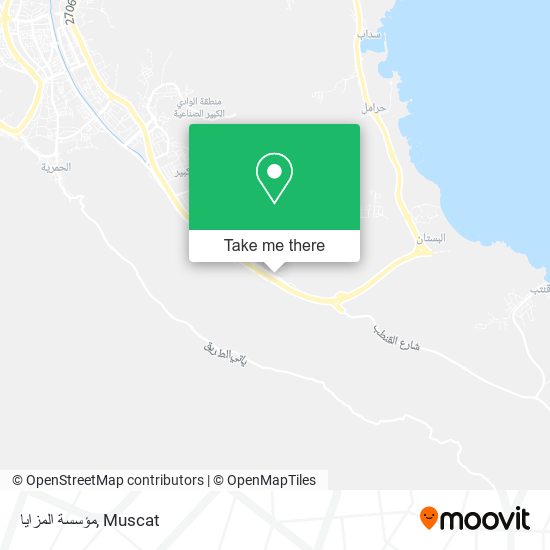مؤسسة المزايا map