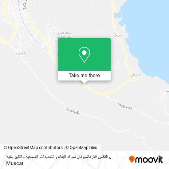 والتكس انترناشيونال لمواد البناء والتمديدات الصحية والكهربائية map
