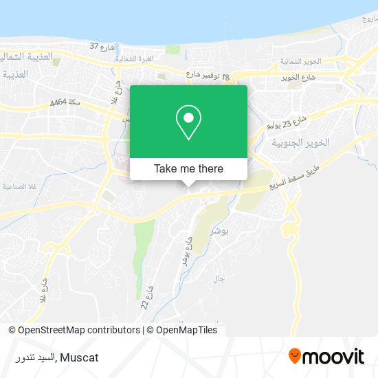 السيد تندور map