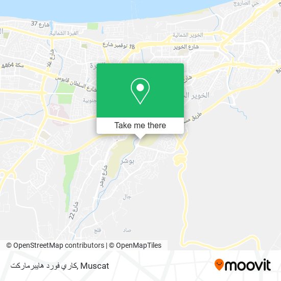 كاري فورد هايبرماركت map