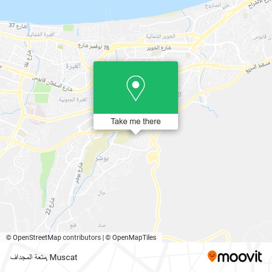 متعة المجداف map