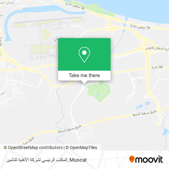 المكتب الرئيسي لشركة الأهلية للتأمين map