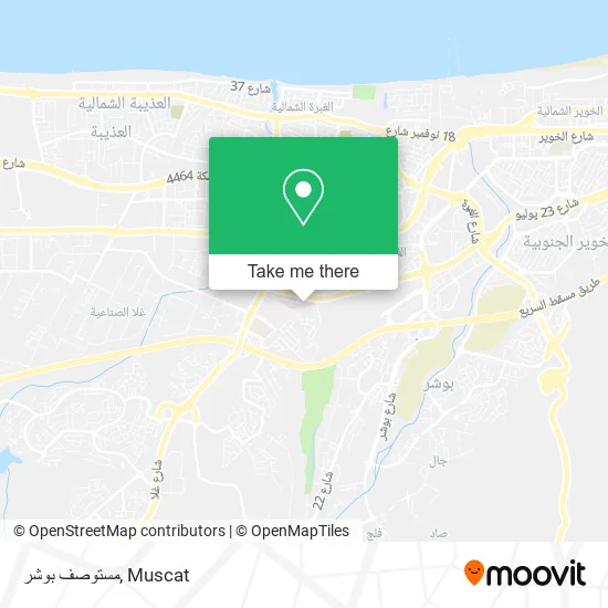 مستوصف بوشر map
