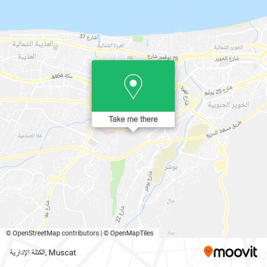 الكتلة الإدارية map