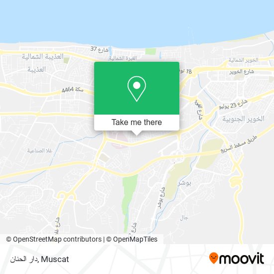 دار الحنان map
