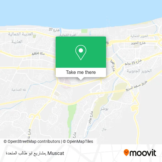 مشاريع ابو طالب المتحدة map