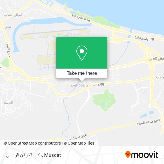 مكتب الخزائن الرئيسي map