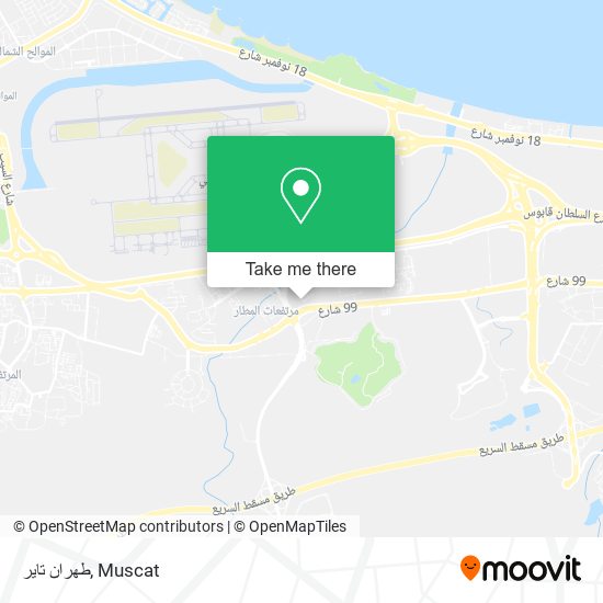 طهران تاير map