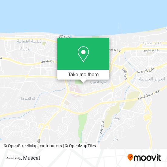 بيت احمد map