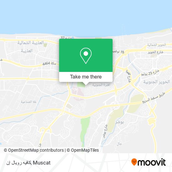 كافيه رويال إن map