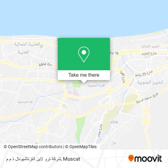 شركة ترو لاين انترناشيونال ذ م م map