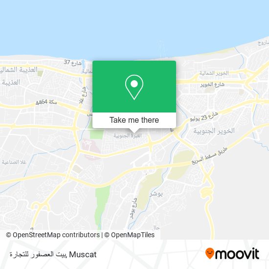 بيت العصفور للتجارة map