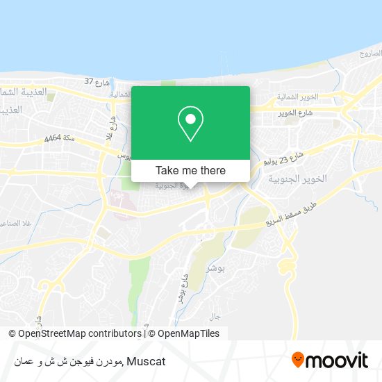 مودرن فيوجن ش ش و عمان map