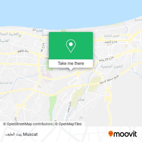 بيت الحليف map