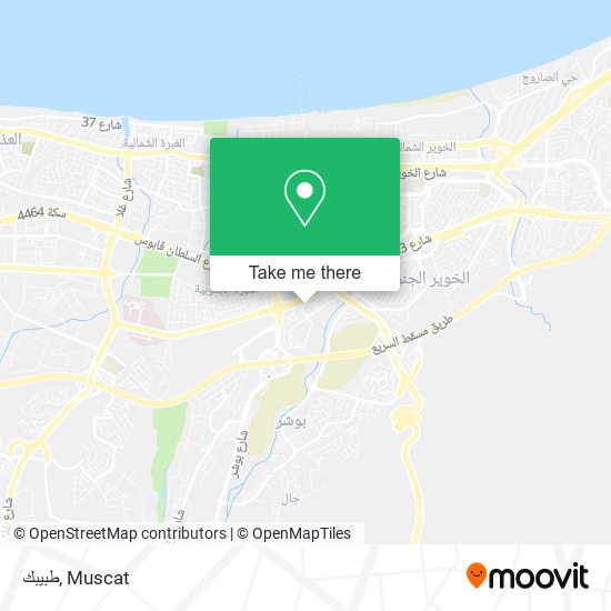 طبيبك map