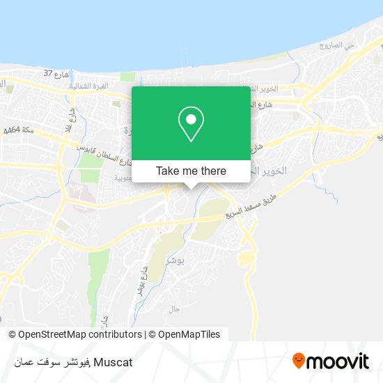 فيوتشر سوفت عمان map