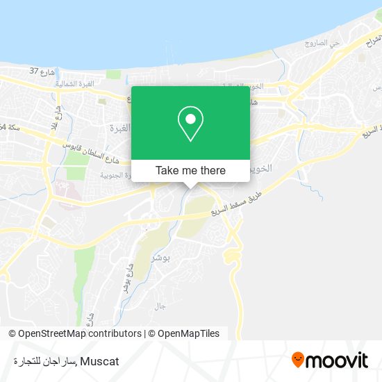 ساراجان للتجارة map