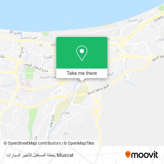 خطة المستقبل لتأجير السيارات map