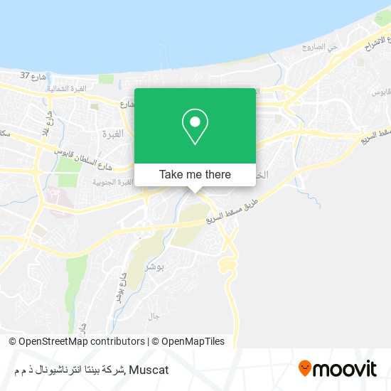 شركة بينتا انترناشيونال ذ م م map