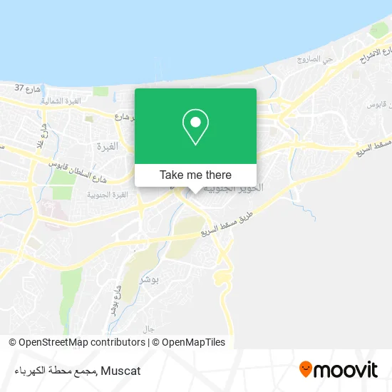 مجمع محطة الكهرباء map