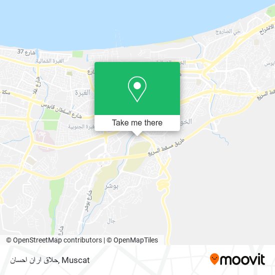 حلاق اران احسان map