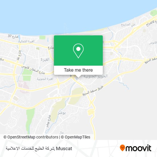 شركة الخليج للخدمات الاعلامية map