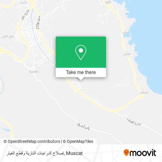 إصلاح الدراجات النارية وقطع الغيار map
