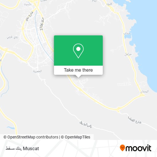 بنك مسقط map
