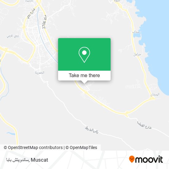 ساندويتش بابا map