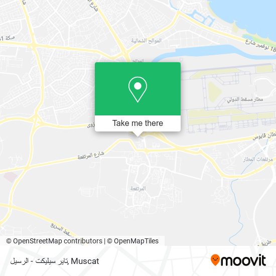 تاير سيليكت - الرسيل map