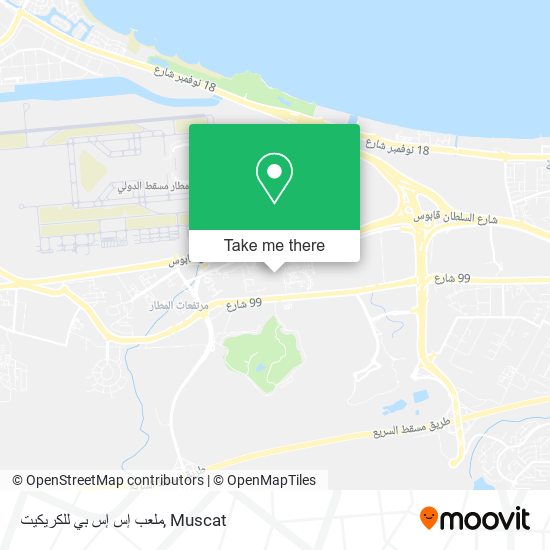 ملعب إس إس بي للكريكيت map