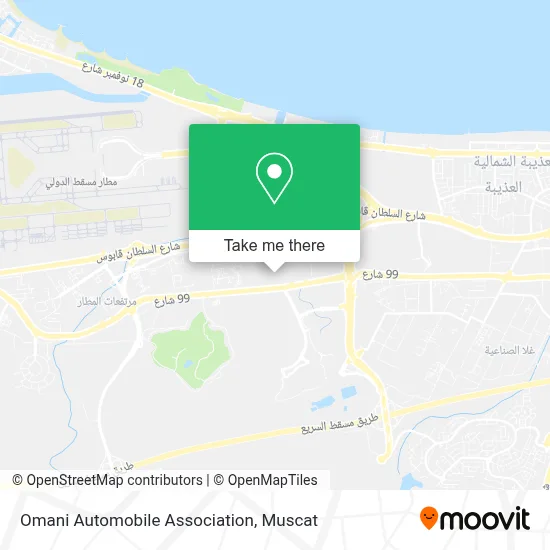 Omani Automobile Association map