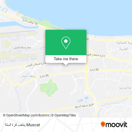 ملعب كرة السلة map