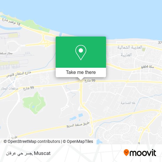جسر حي عرفان map