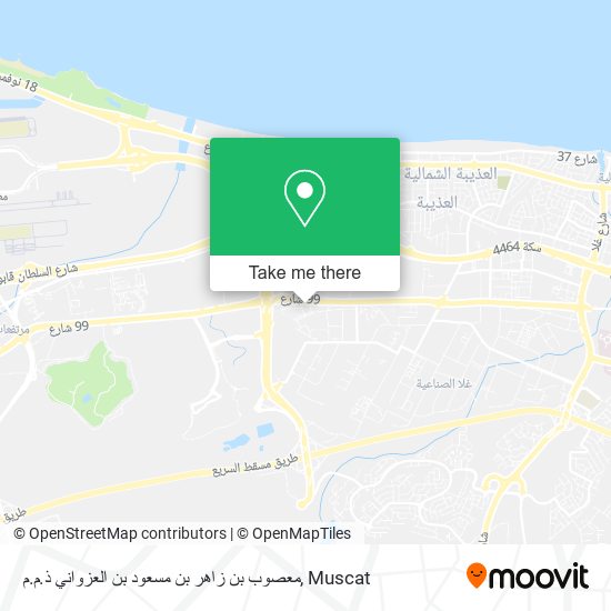 معصوب بن زاهر بن مسعود بن العزواني ذ.م.م map