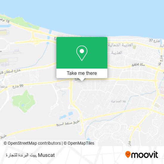 بيت البرندة للتجارة map