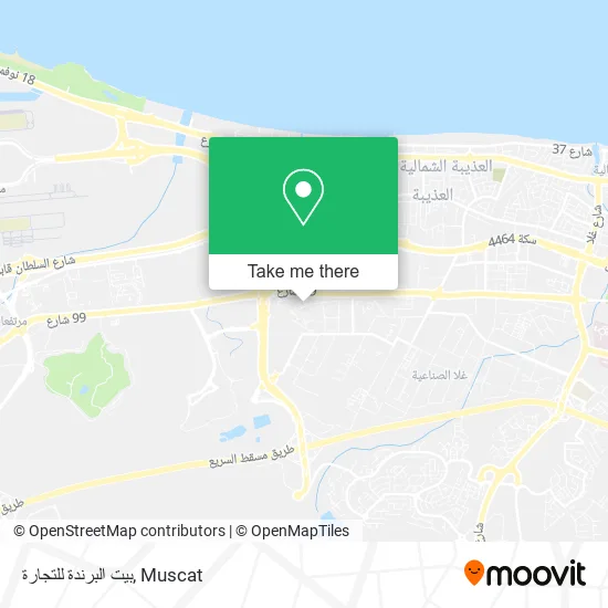 بيت البرندة للتجارة map