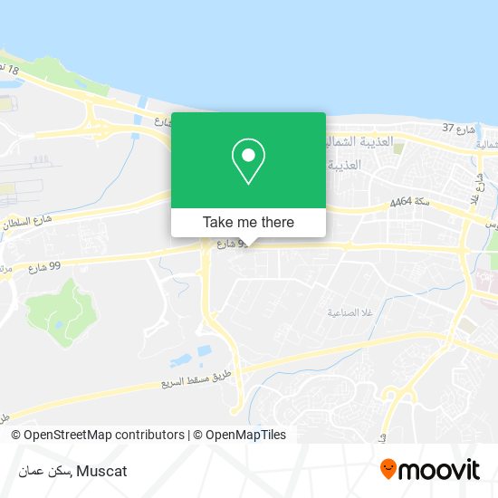 سكن عمان map