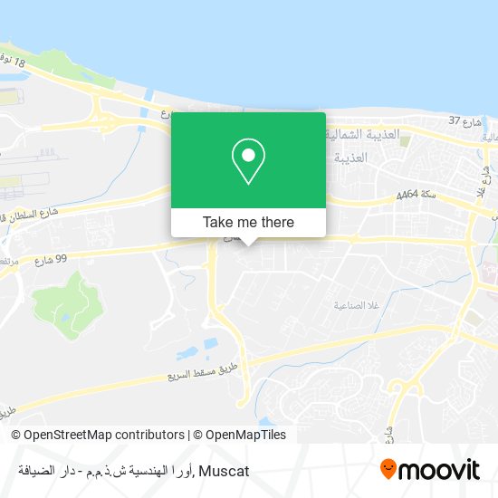 أورا الهندسية ش.ذ.م.م - دار الضيافة map
