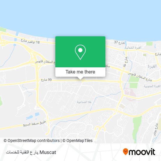 بارع التقنية للخدمات map