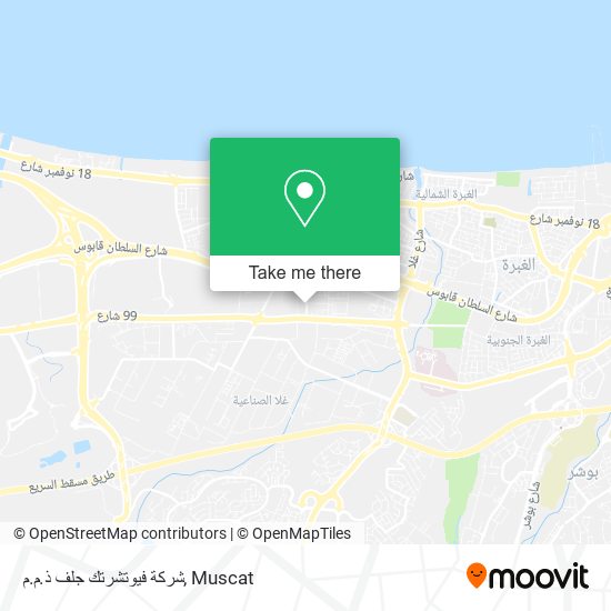 شركة فيوتشرتك جلف ذ.م.م map