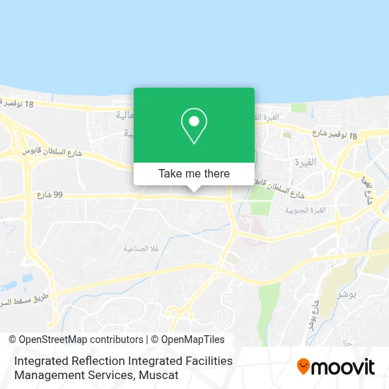 Integrated Reflection Integrated Facilities Management Services map