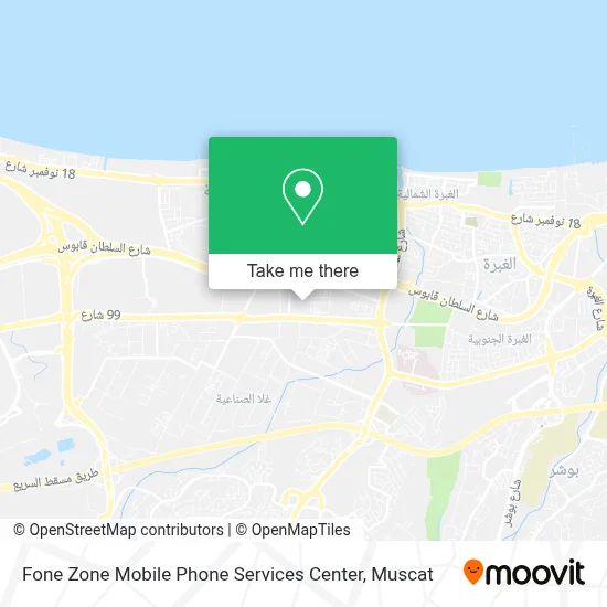 Fone Zone Mobile Phone Services Center map