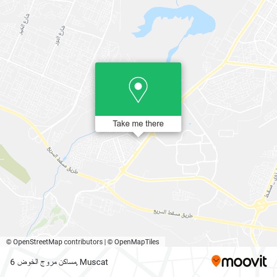 مساكن مروج الخوض 6 map