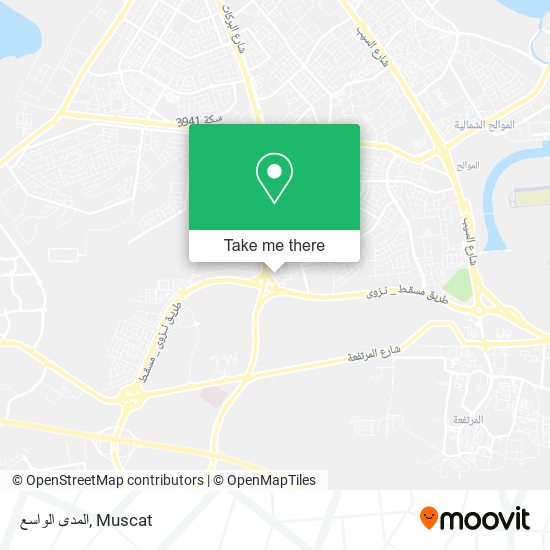 المدى الواسع map