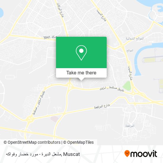 مشعل الديرة - مورد خضار وفواكه map